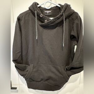 Express Men's Black Hoodie